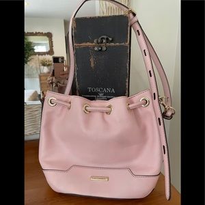 Rebecca Minkoff leather crossbody shoulder purse.